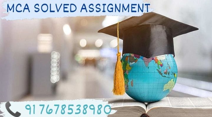 IGNOU MCA_NEW SOLVED ASSIGNMENT 2022-23