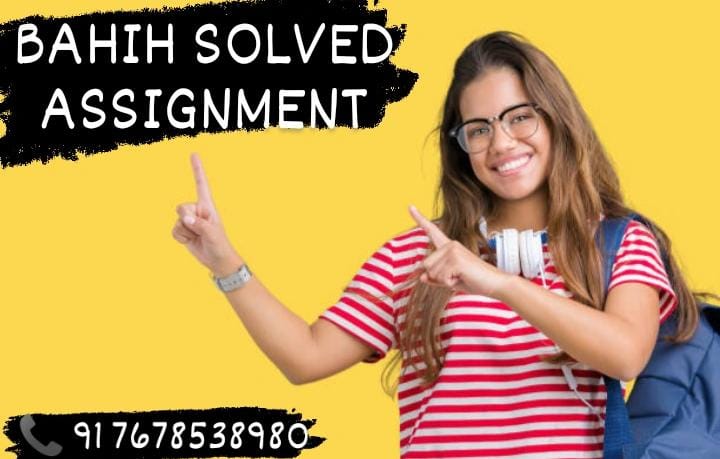 IGNOU BAHIH SOLVED ASSIGNMENT 2023-24