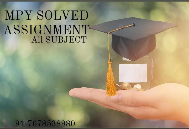 IGNOU MPY SOLVED ASSIGNMENT